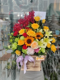 38 Giỏ Hoa Mùa Xuân