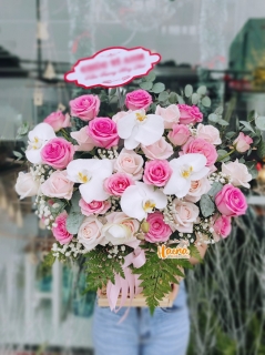 39 Giỏ Hoa Ngọt Ngào