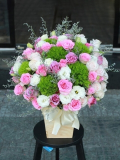 45 Giỏ Hoa Hồng Xinh