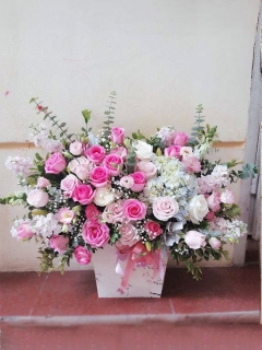 46 Giỏ Hoa Chung Tình