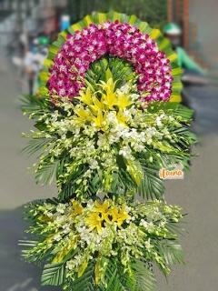 28 Hoa Chia Buồn Chiều Tím